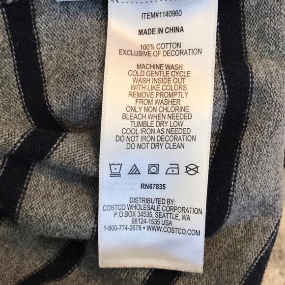 Nautica Gray/Navy Sweater-Size S! - Picture 7 of 7